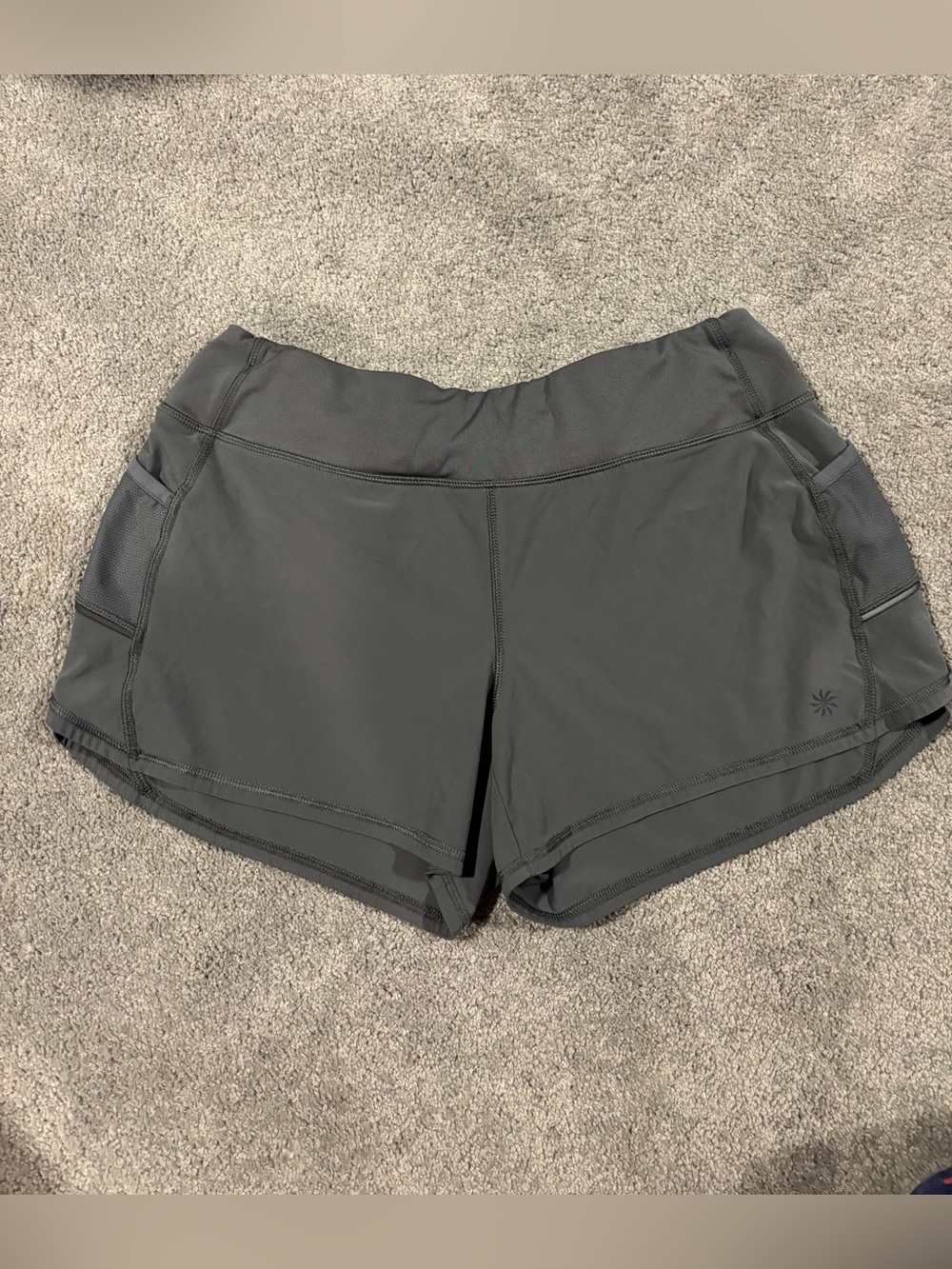 Athleta Gray Athletic Running Shorts